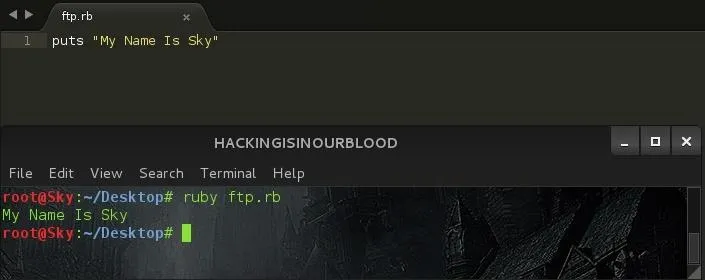 Code snippet displayed in a terminal window.
