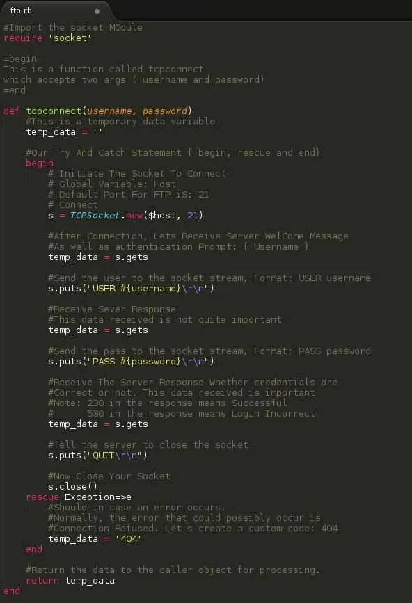 Code snippet showcasing programming syntax and functions.