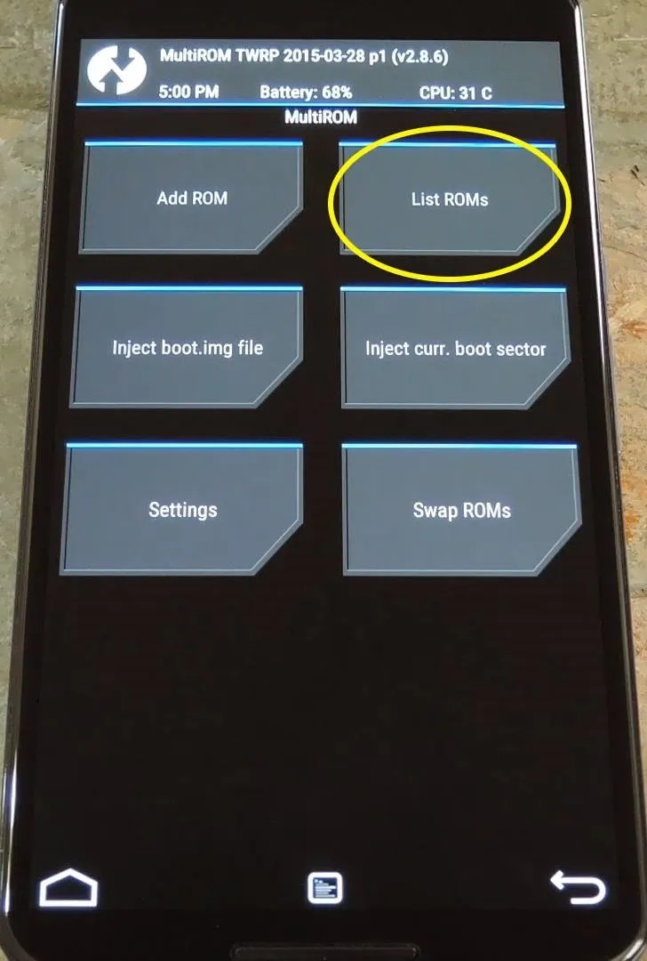 Mobile screen displaying menu options including "Activities" and "User Mode" highlighted.