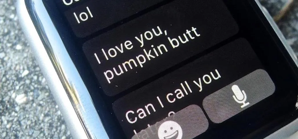 Text conversation on a smartphone screen.