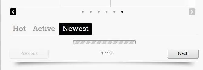 Tab navigation options with 'Newest' highlighted.
