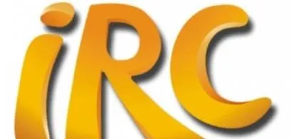 iRC logo in a stylized orange font