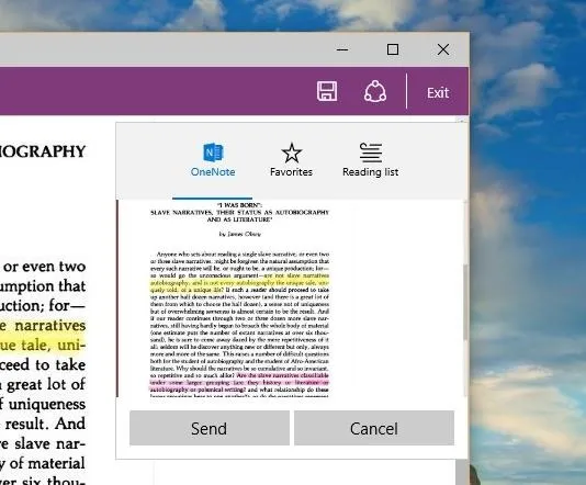 Highlighted text in a document on a computer screen.