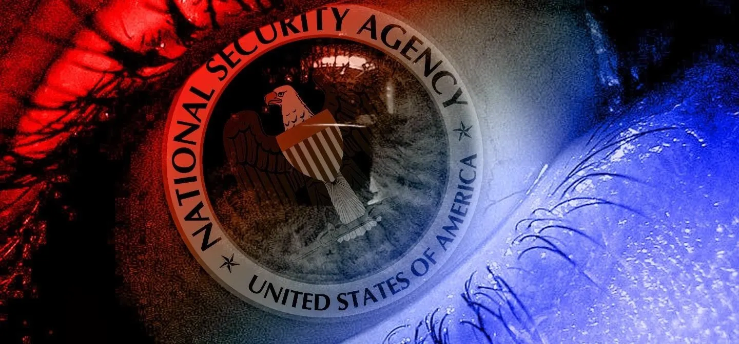 National Security Agency emblem integrated into an eye design.