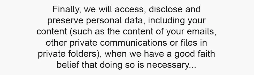 Confidentiality notice regarding personal data access and disclosure.