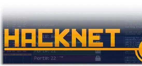 Hacknet logo with text in bold yellow.