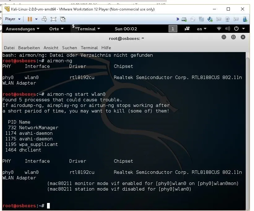 Kali Linux on VM-Workstation wlan0/Phy0 cover