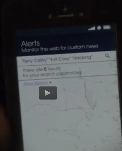 Notification alert on a smartphone displaying a custom news feed with a video preview.