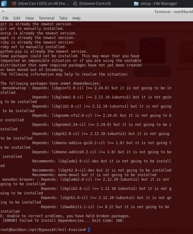 Veil Evasion Not Installing... cover