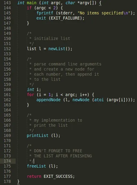 Code snippet demonstrating a loop and condition in a programming language.