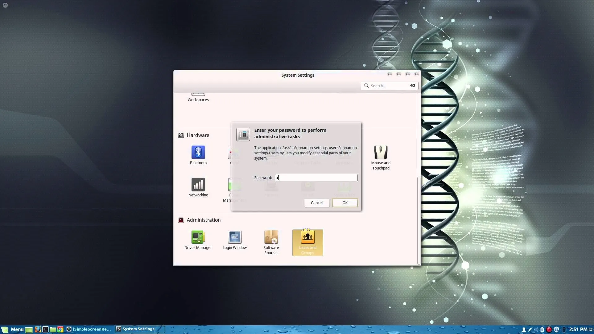 Screenshot of a Mac desktop displaying a folder with two icons.