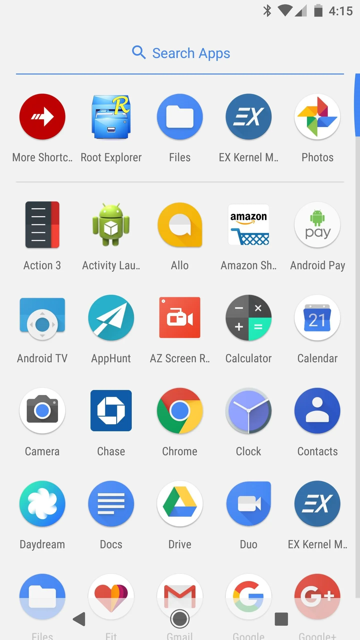 Application icons displayed on a smartphone screen.