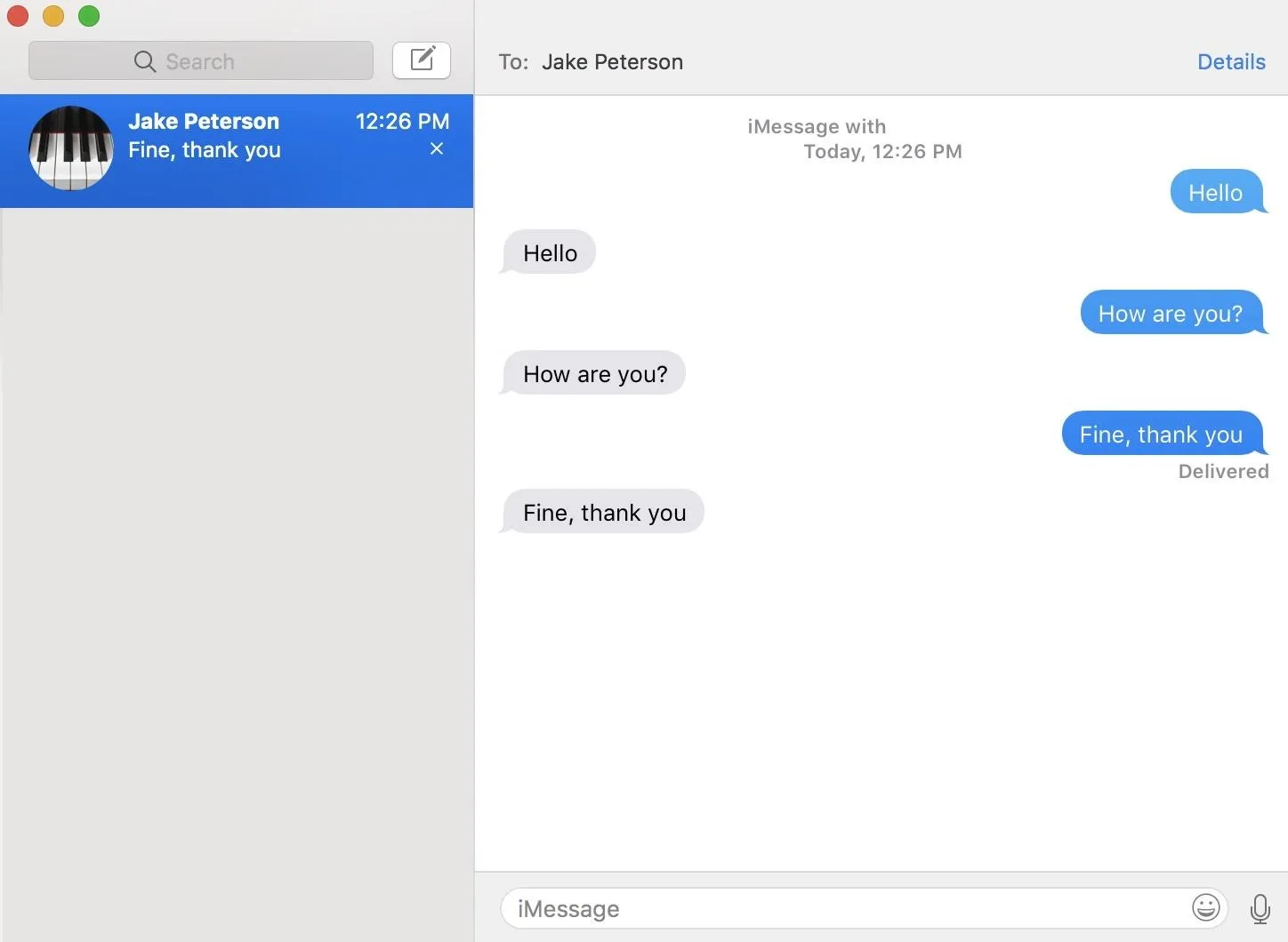 Chat conversation screenshot.