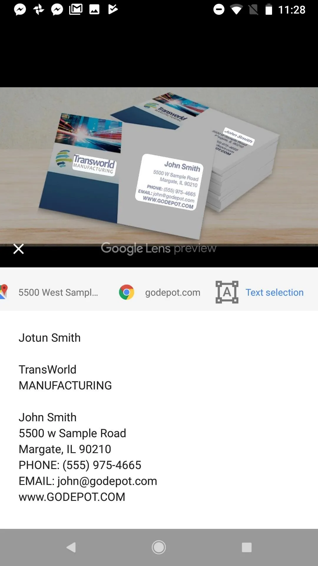 Google Photos 101: How to Use Google Lens to Save Contact Info from Business Cards