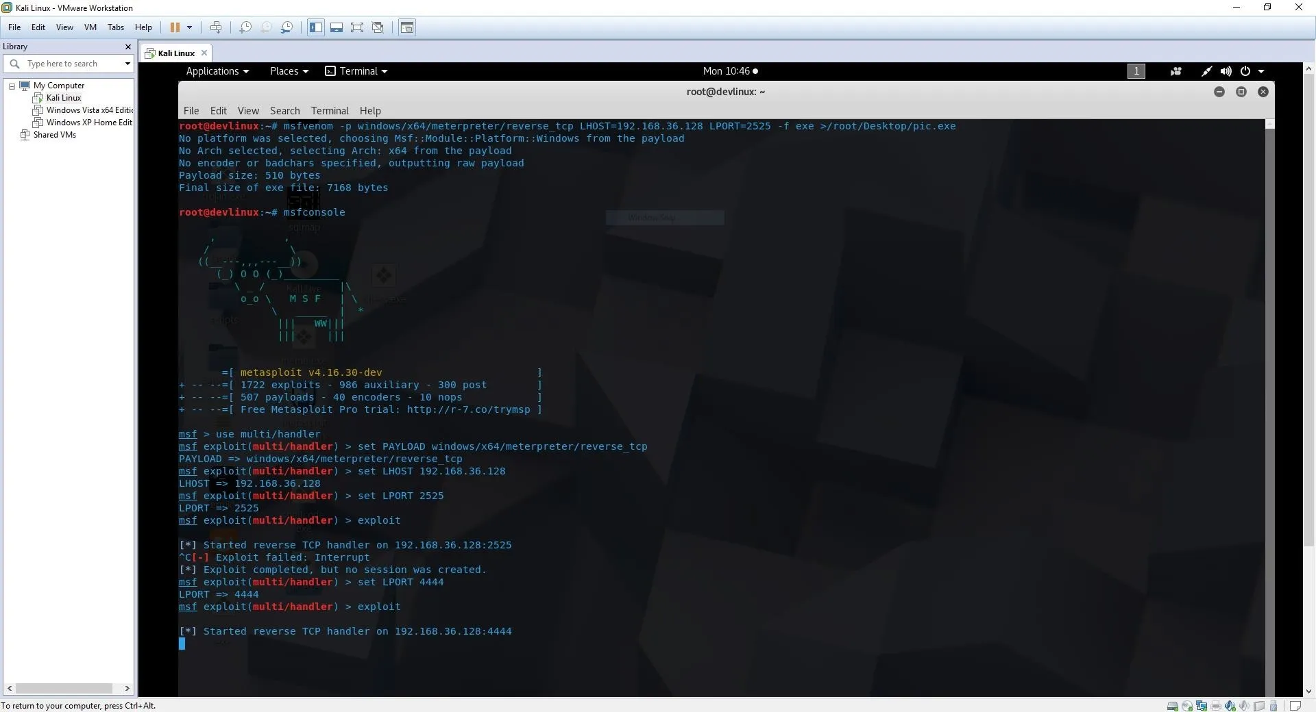 Code executed in a terminal window with syntax highlighting.