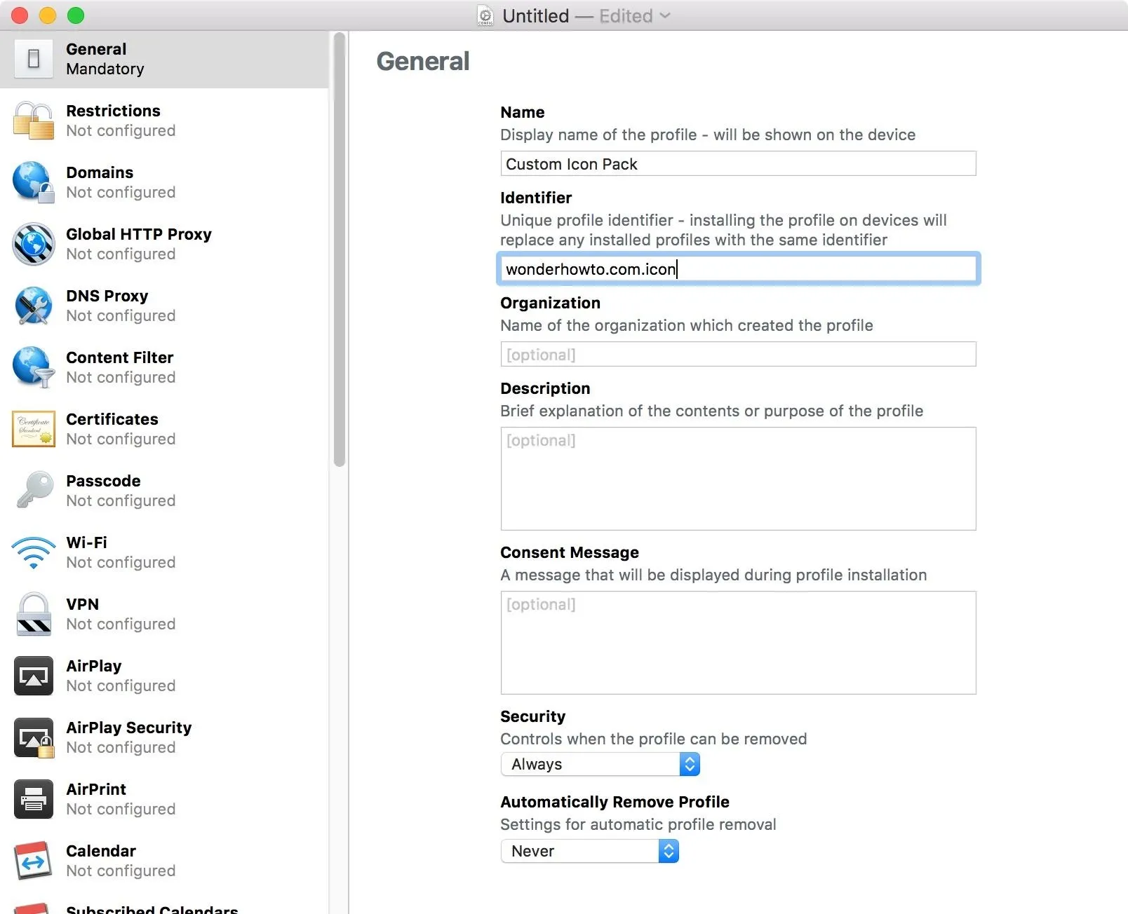 Account settings interface with fields for personal information and organization details.