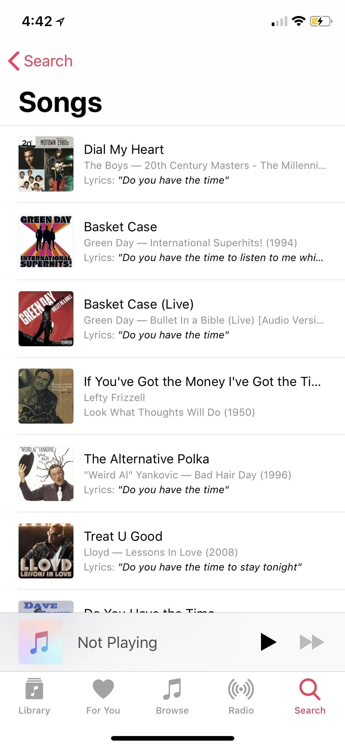 How to Find Songs by Lyrics in Apple Music for iOS 12 — With or Without a Subscription