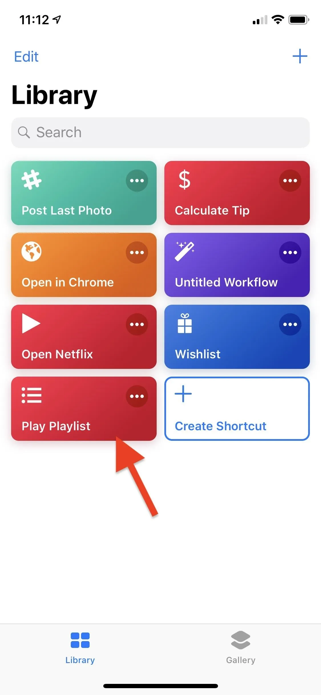 Library screen displaying app categories with "Play People" highlighted.