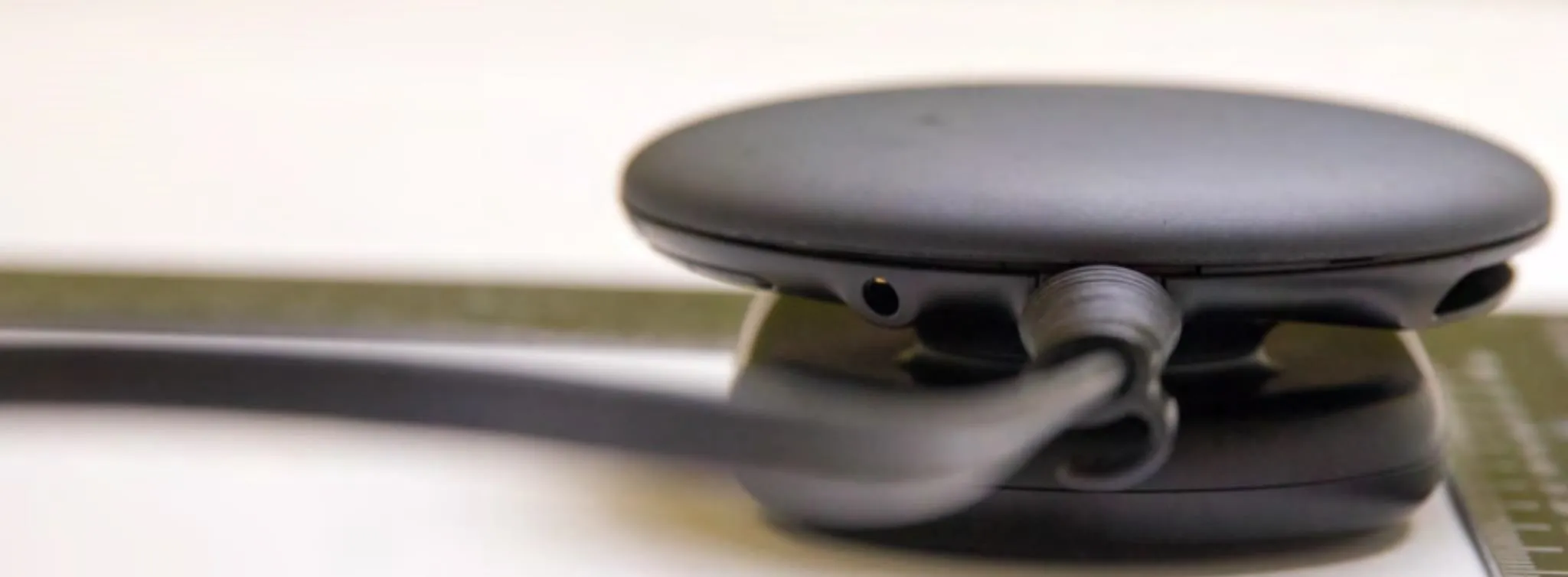 Wireless device on a charging pad.