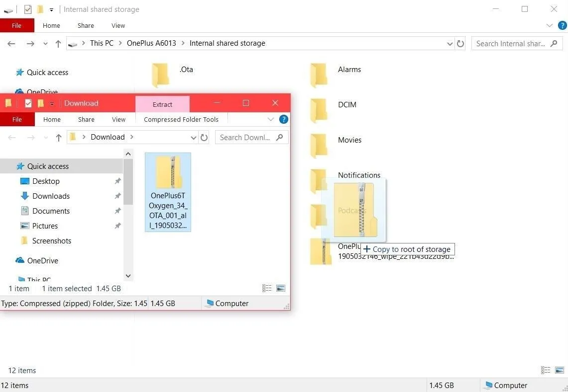 Screenshot of a computer file directory showing folders and a selected file titled "Bandcamp Chapter 3" in a Windows operating system interface.