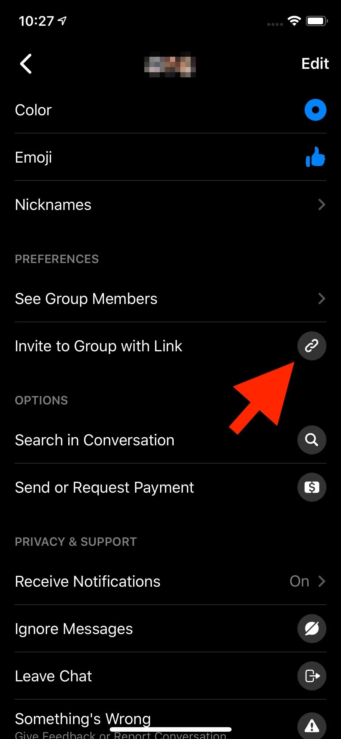 Mobile app settings menu with options for managing phone numbers and support services.