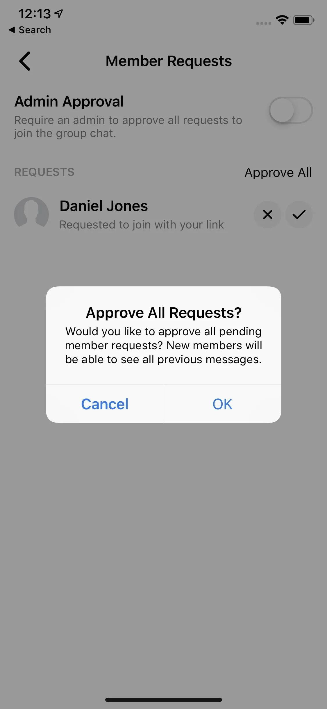 How to Invite People to Messenger Group Chats with a Link So They Can Join Right Away or Wait on Approval