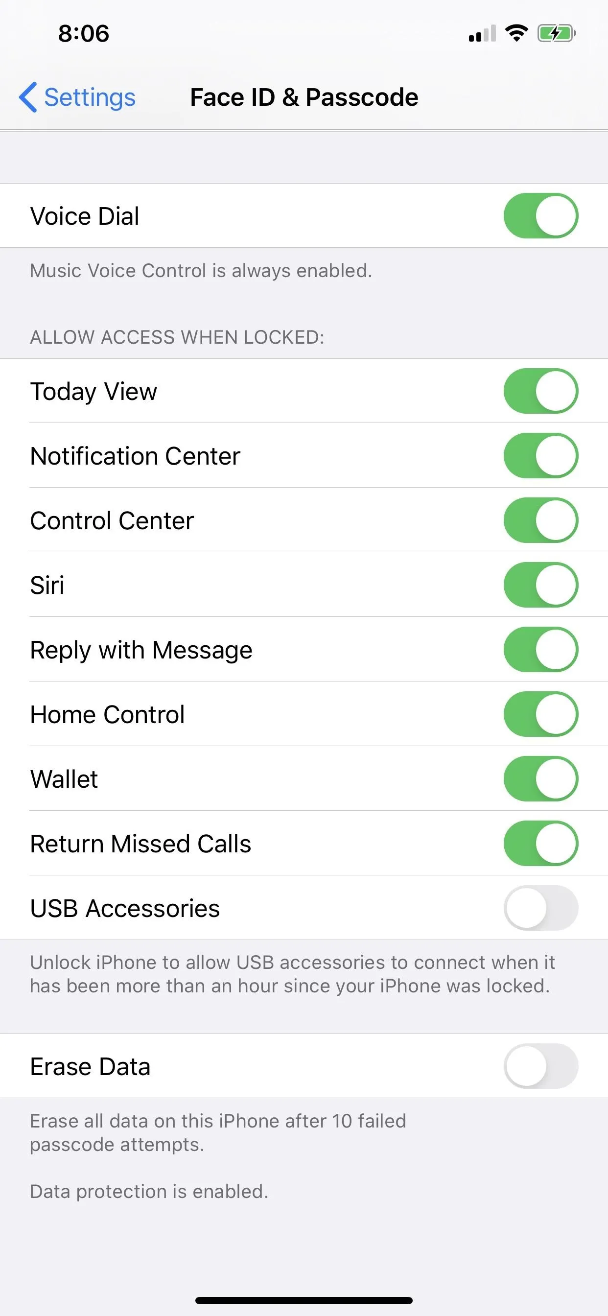 iPhone settings menu displaying options for focus modes, including features like "Sleep," "Personal," and "Work."