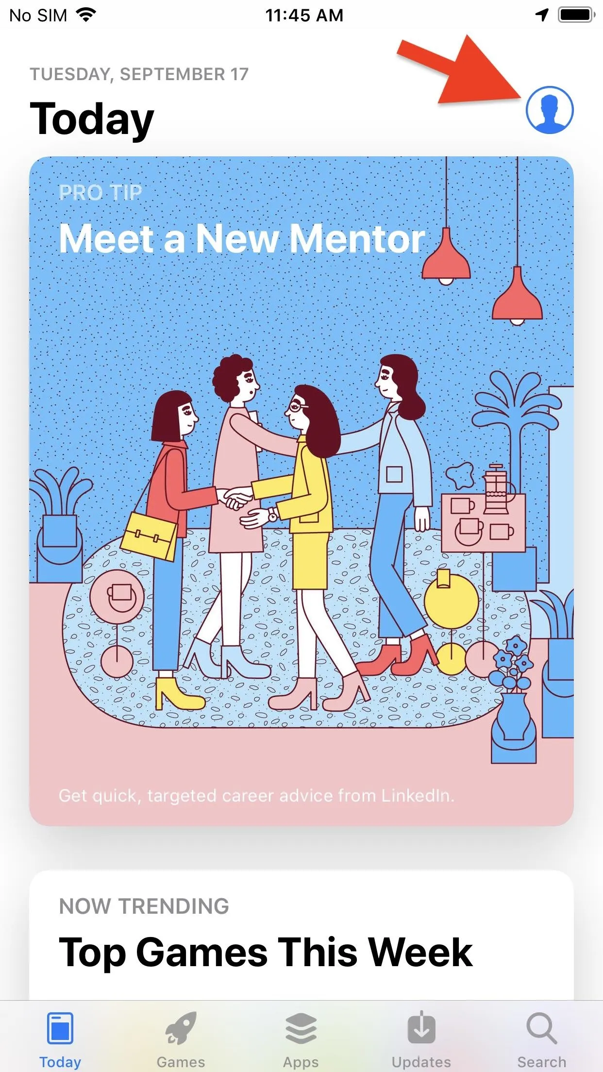 Alternative text: "Illustration of a mentor meeting with a mentee, featuring two individuals shaking hands in a colorful setting."