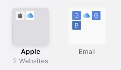 Apple and email app icons on a digital interface.