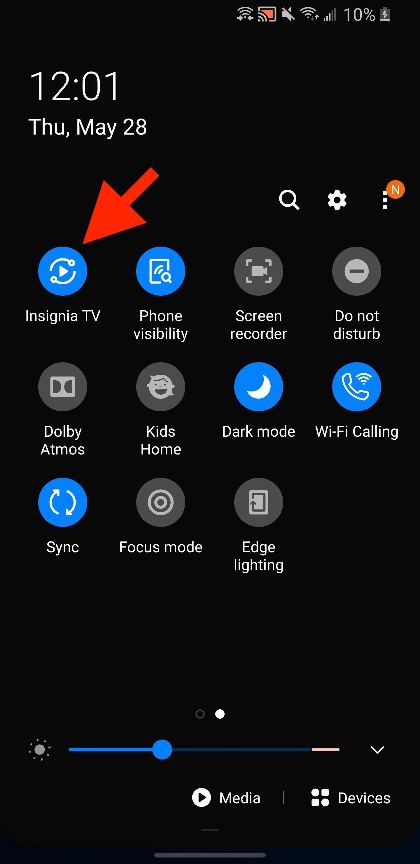 Smartphone interface displaying various settings options with a focus on "Airplane mode."