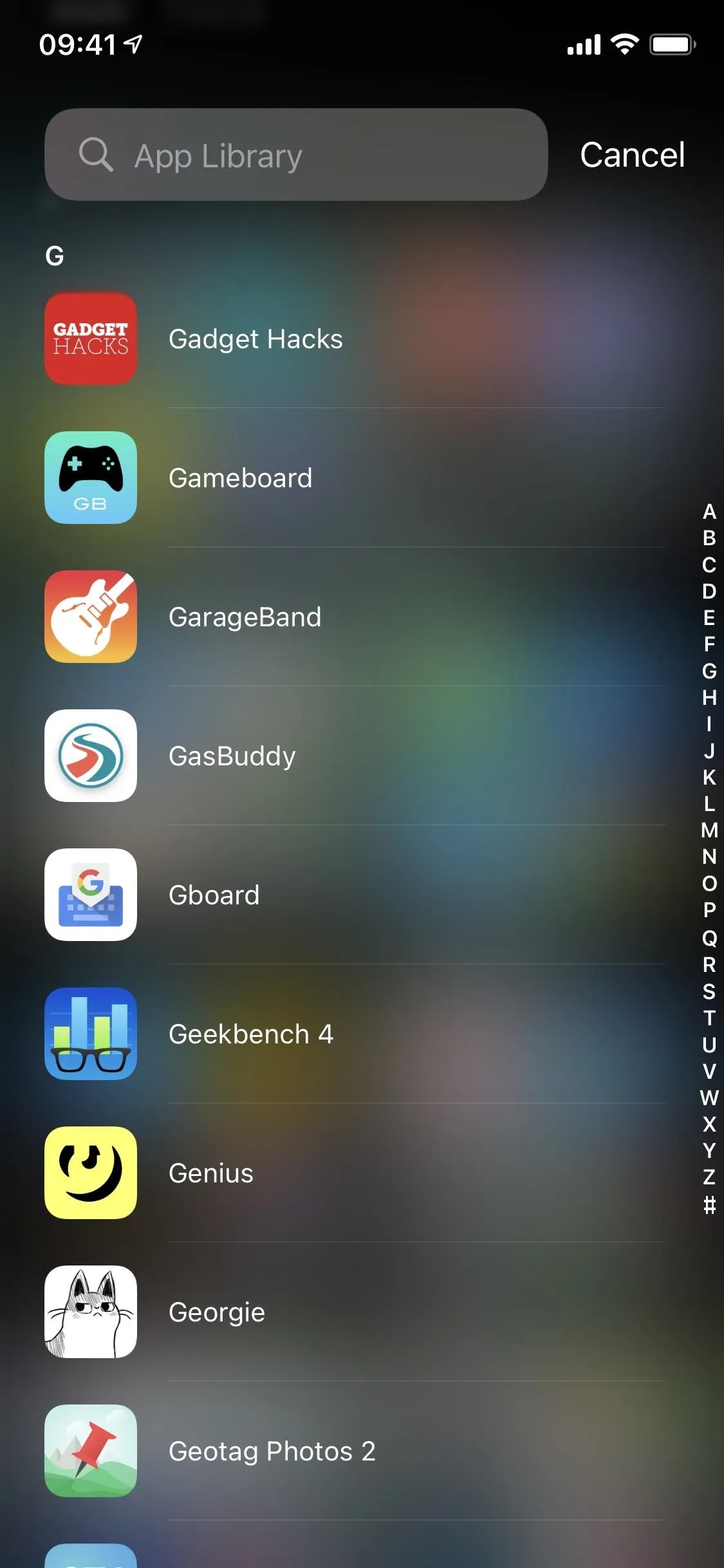 A screenshot of a mobile app launcher showing various application icons.