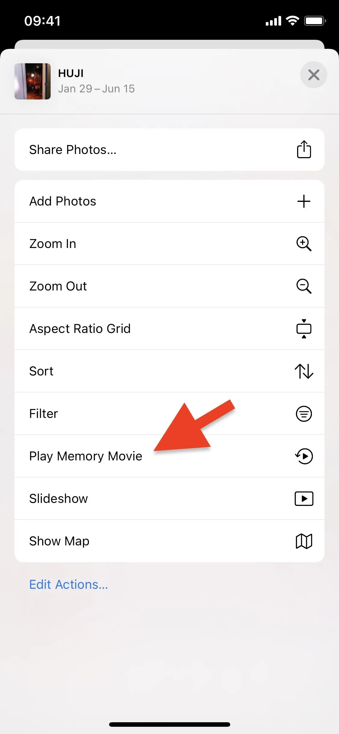 Settings menu on a mobile device with an arrow pointing to the "Play Station Network" option.