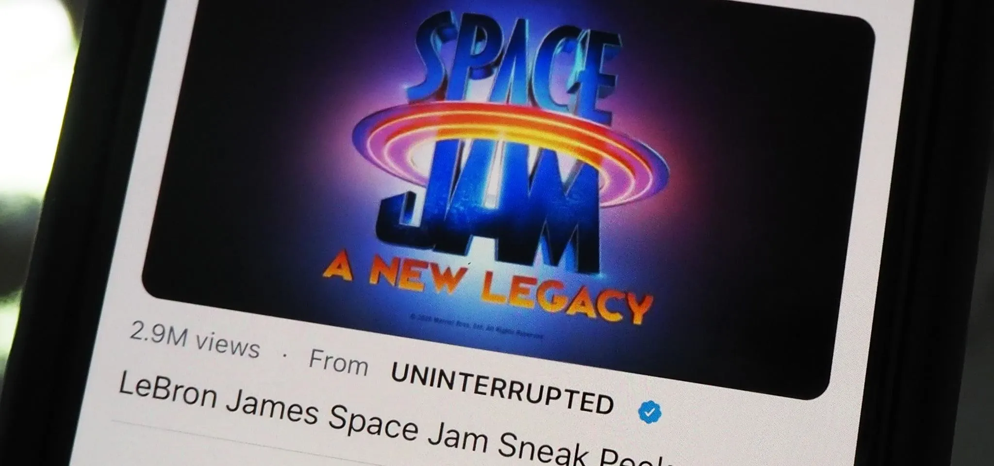 LeBron James Space Jam: A New Legacy Sneak Peek Video Thumbnail