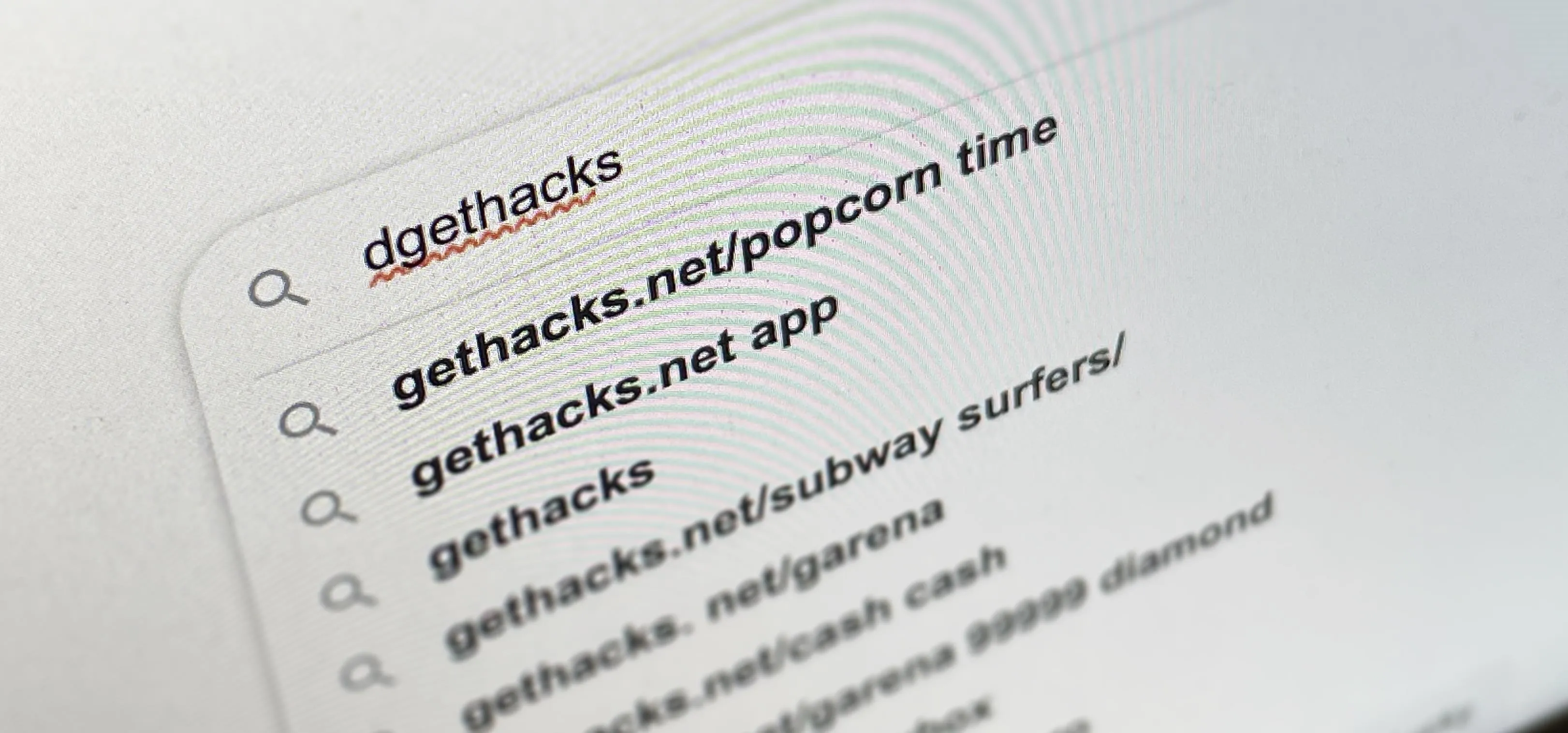 Search suggestions for gethacks.net