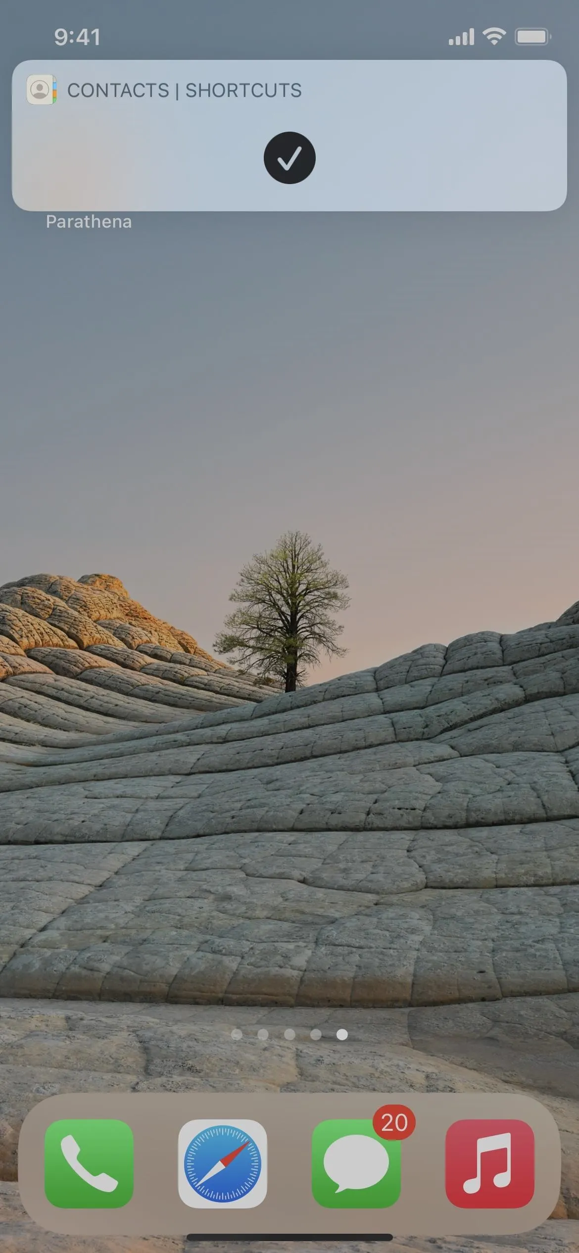 A minimalist landscape with a single tree on a hillside at sunset.