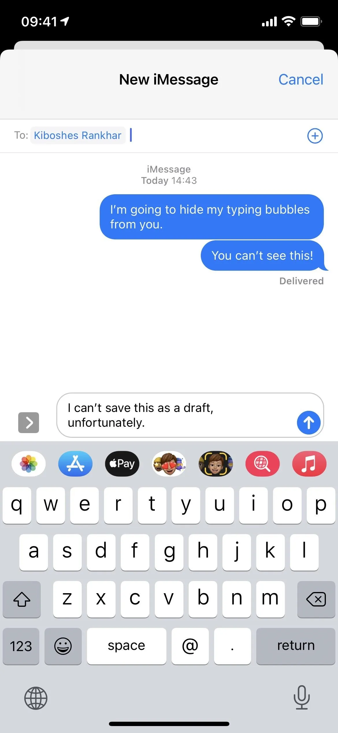 How to Disable the iMessage Typing Bubble Indicator So Others Don't Know You're Currently Active in the Chat