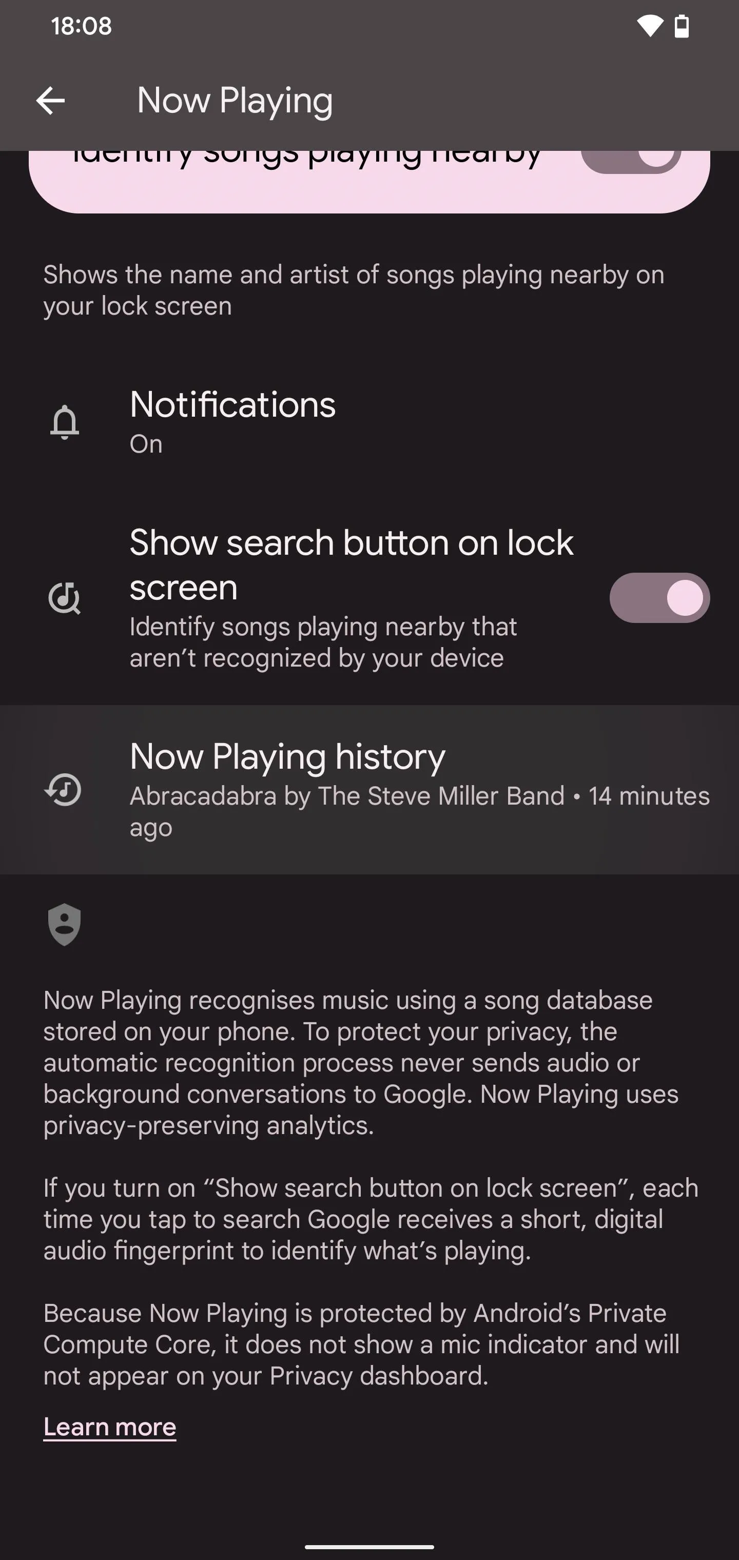 How to Find and Favorite Songs That Now Playing Identified on Your Pixel