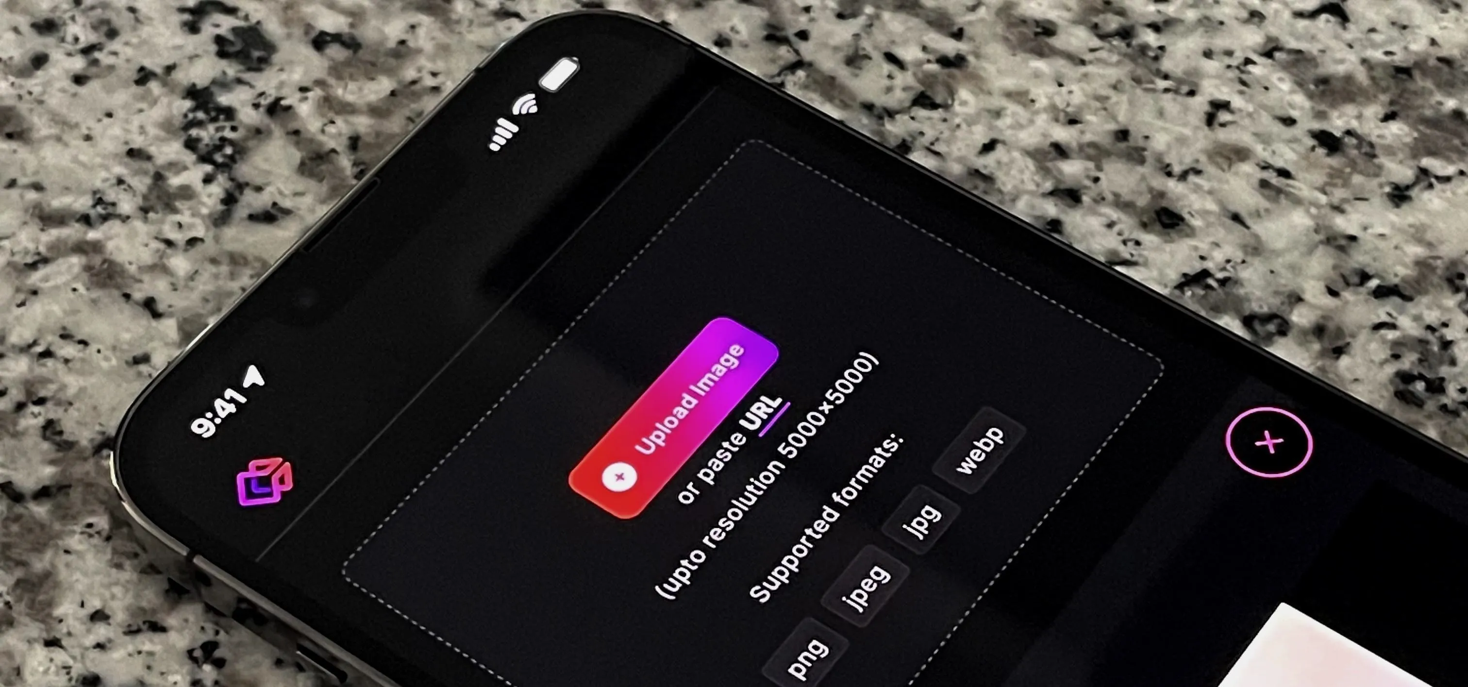 Mobile phone screen displaying a user interface for adding a video to a platform.
