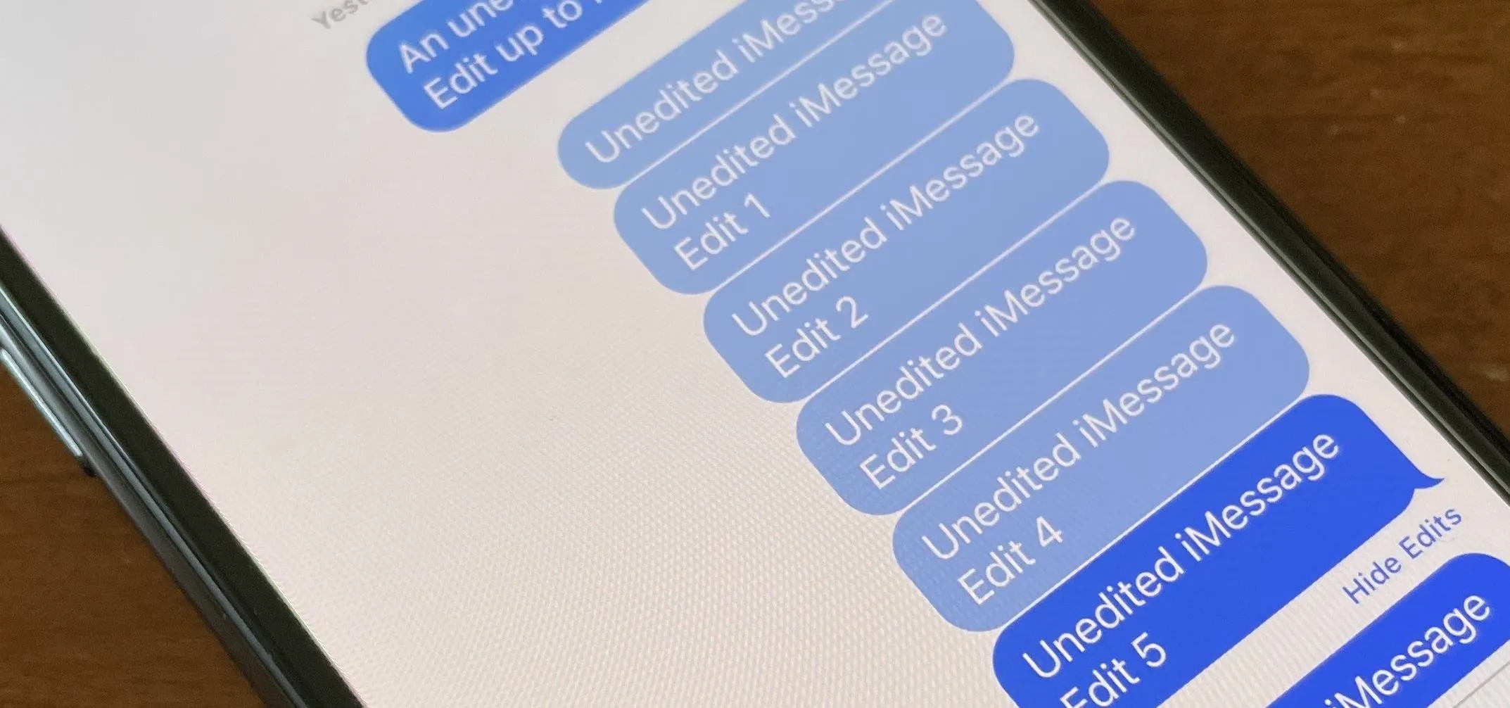 Text message conversation displayed on a smartphone.