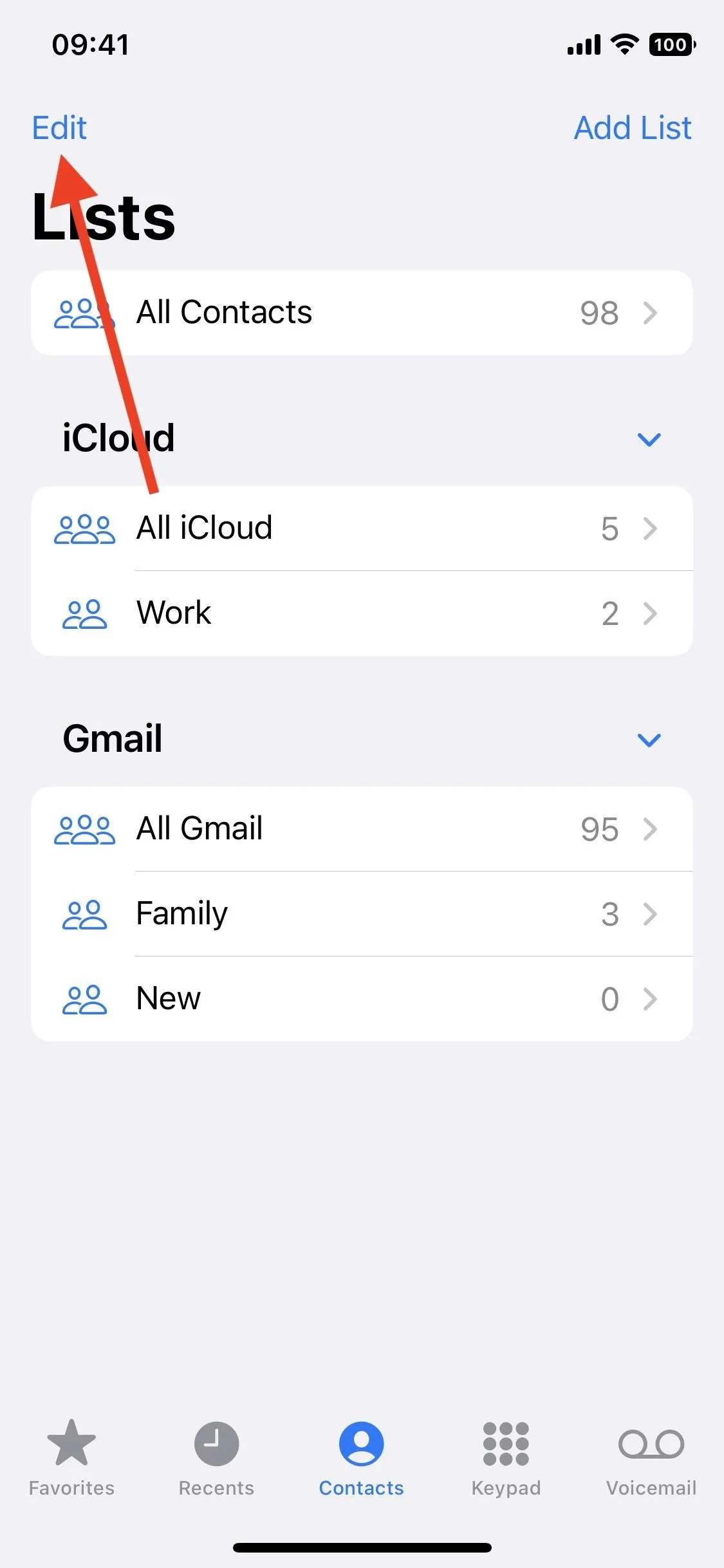 Navigation menu on a mobile application displaying lists and options for email and cloud services.