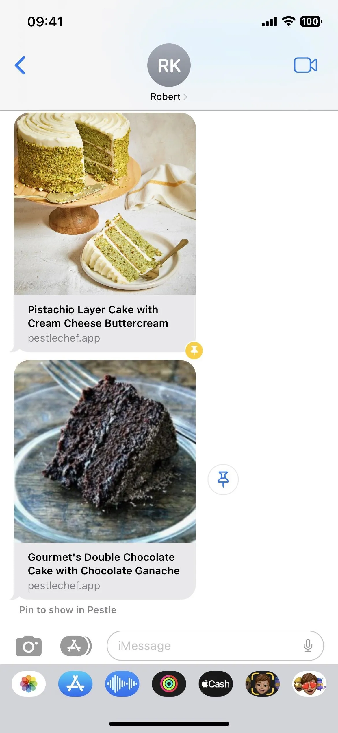 Slice of lemon cake and a piece of chocolate cake on plates.