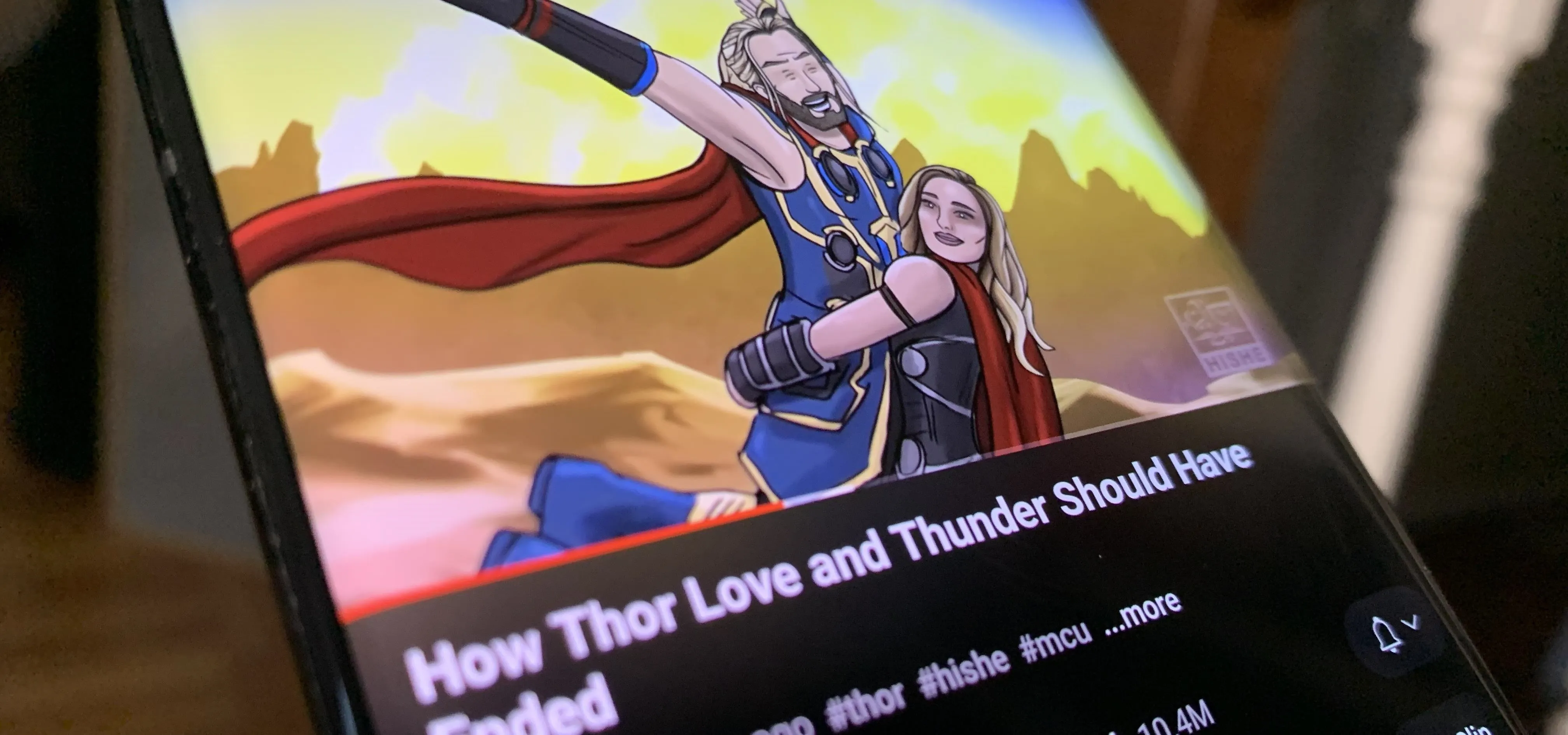 Animated characters depicting a scene related to "How Thor Love and Thunder Should Have Ended."