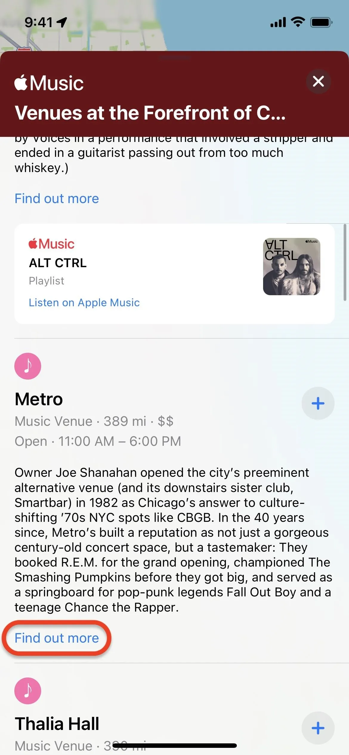 Discover Nearby Concerts and Music Venues with Apple Maps and Apple Music on Your iPhone