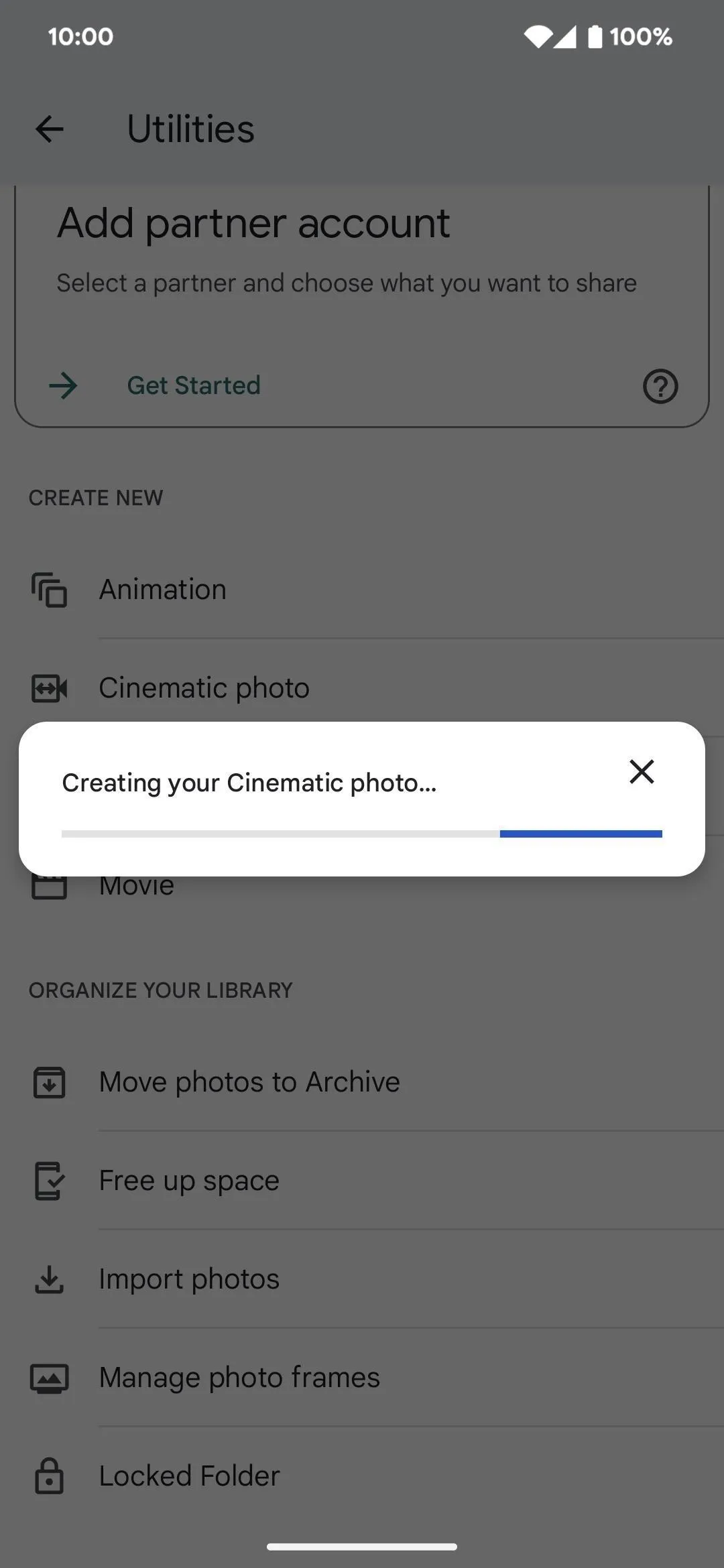 Create a 3D Cinematic Photo in Google Photos from Any Image in Your Library