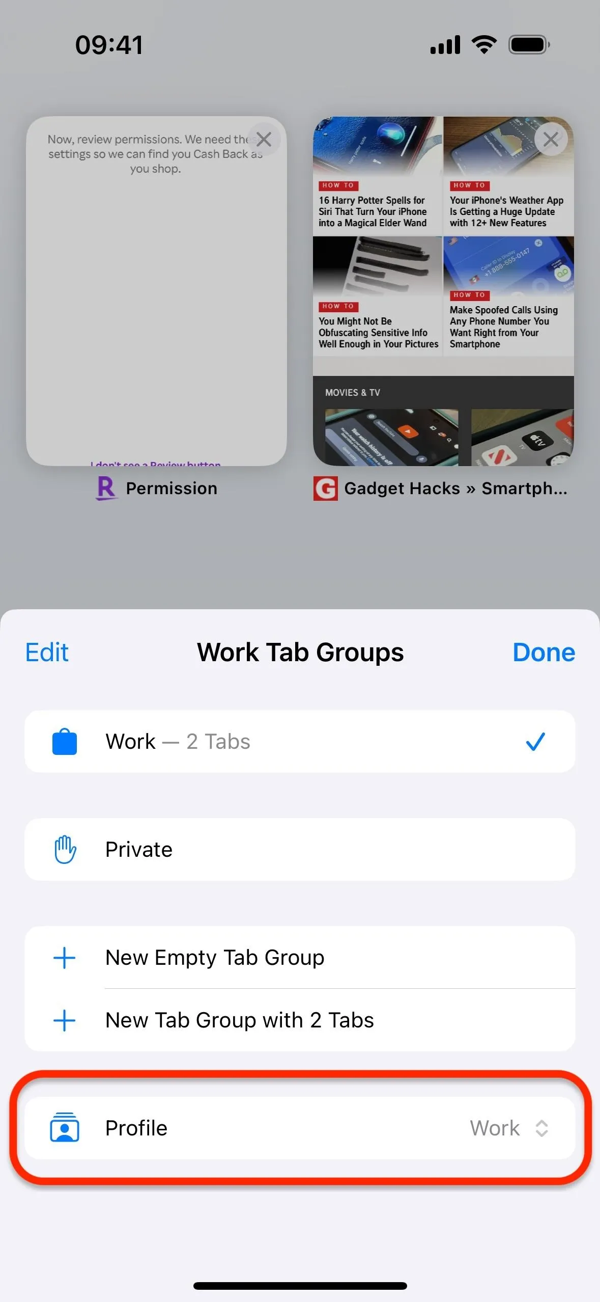 Create Safari Profiles to Separate Browsing Activity for Personal, Work, and Other Topics on Your iPhone or iPad