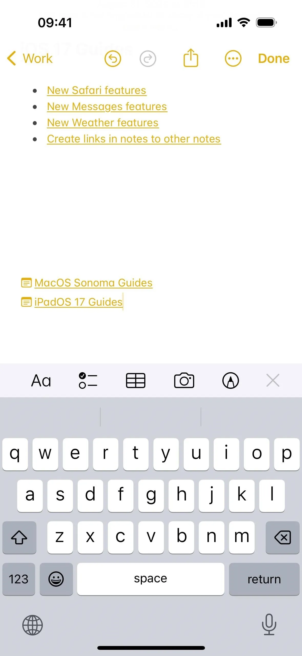 Apple Notes' Biggest Feature in Years Lets You Finally Link Your Notes Together