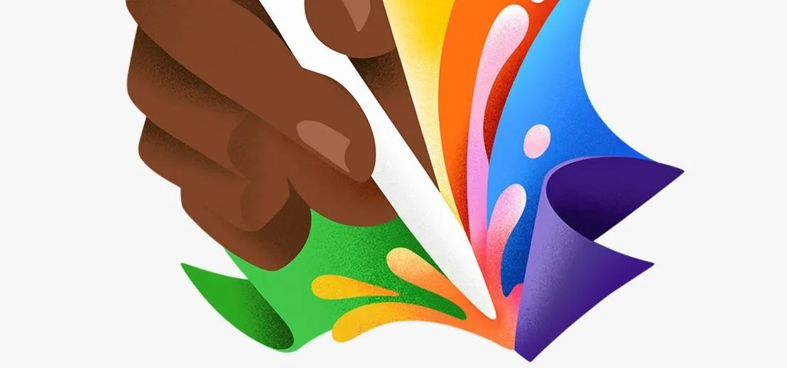 Colorful artistic hands creating a vibrant design.