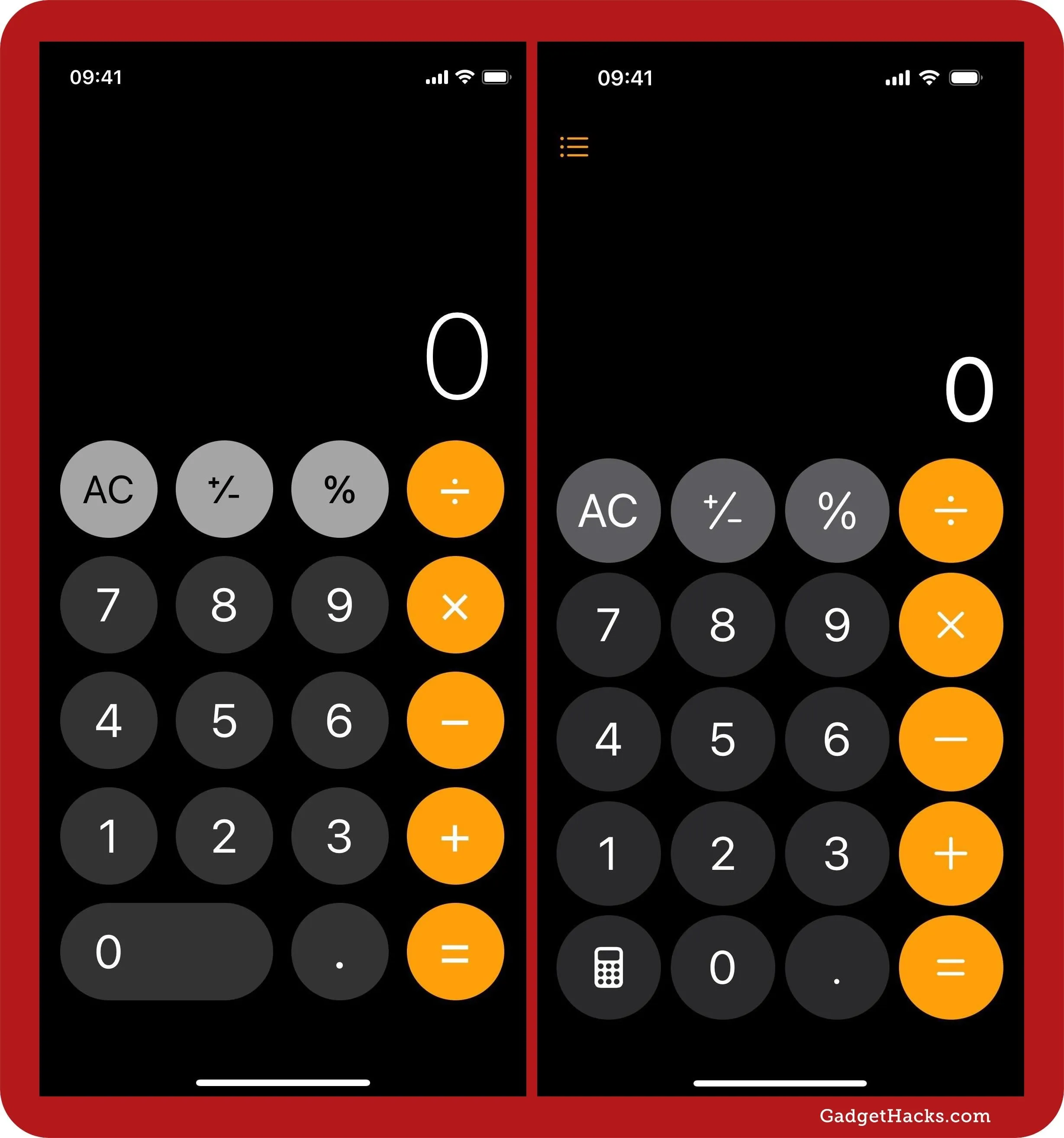 Calculator app displayed on a smartphone screen.