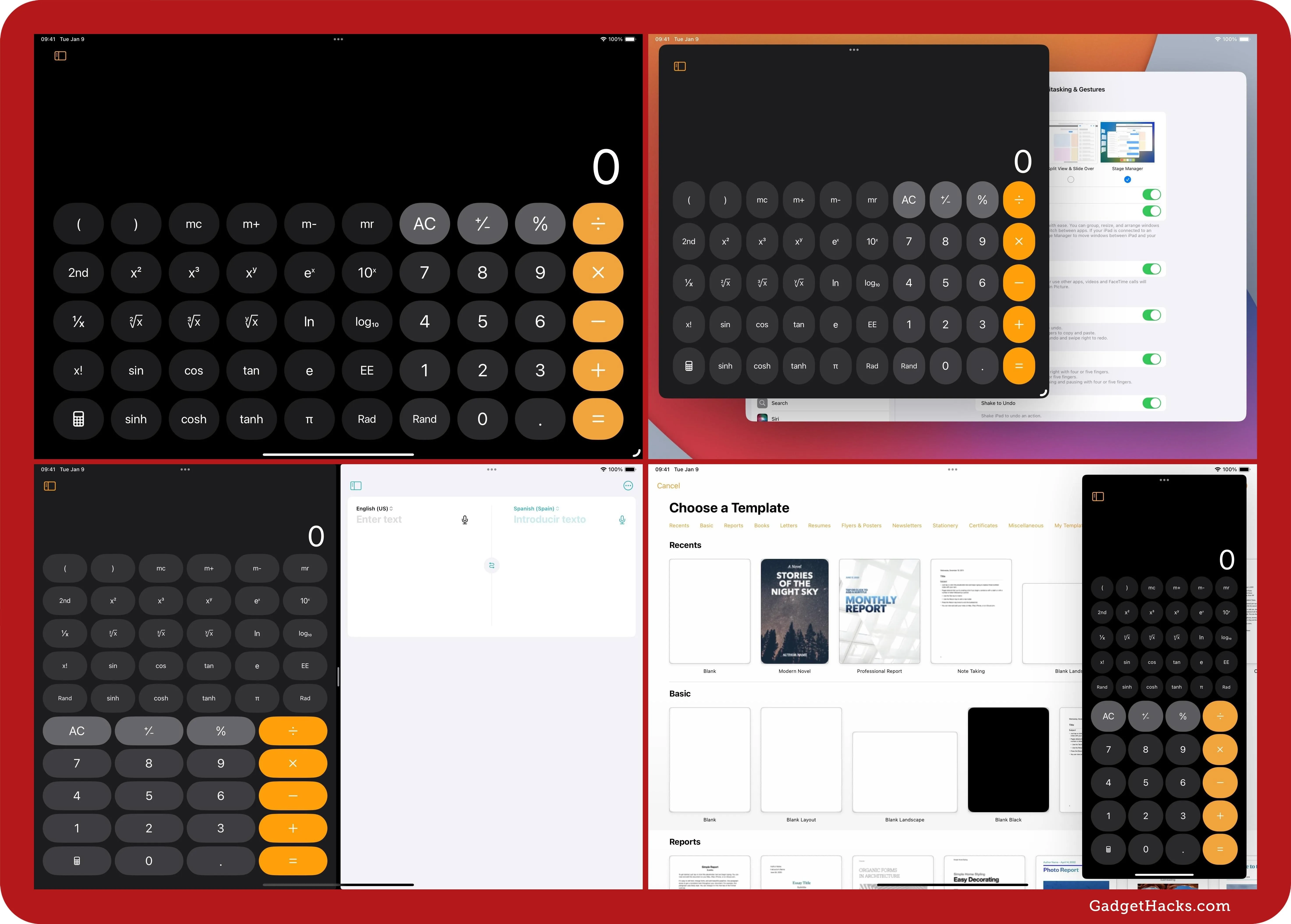 Calculator app interface displayed on a digital device.